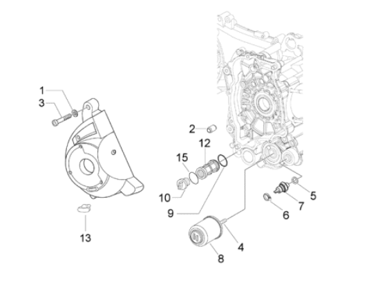 Εικόνα της ΦΙΛΤΡΟ ΛΑΔΙΟΥ SCOOTER 4T 125<>300 CC-1A022356