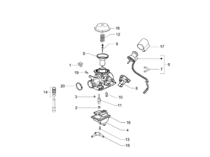 Εικόνα της ΒΕΛΟΝΑ ΣΛΑΙΤ ΚΑΡΜΠ VESPA GT 200-CM140201