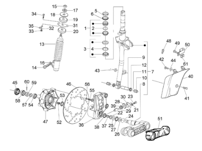 Εικόνα της ΑΜΟΡΤΙΣΕΡ ΜΠΡΟΣ VESPA GTS 125<>300-HPE-1C004530R