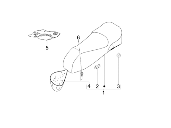 Εικόνα της ΣΕΛΑ VESPA GT 125/200 ΜΑΥΡΗ-5771920083