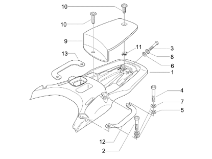 Εικόνα της ΧΕΙΡΟΛΑΒΗ ΠΙΣΩ VESPA GT 125/200 ΔΕ-57733800E9