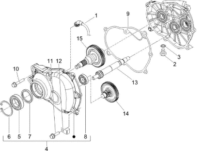 Εικόνα της ΑΞΟΝΑΣ ΠΙΣΩ ΤΡΟΧΟΥ VESPA GTS-ATL 125-B0168845