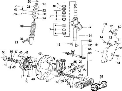 Εικόνα της ΑΜΟΡΤΙΣΕΡ ΜΠΡΟΣ VESPA GTS 125<>300-HPE-1C004530R