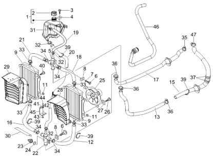 Εικόνα της ΑΕΡΑΓΩΓΟΣ ΔΕ ΨΥΓΕΙΟΥ VESPA GT 125/200-577184