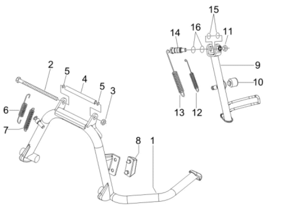 Εικόνα της ΣΤΑΝ ΠΛΑΓΙΟ VESPA GT-GTS-GTV-56465R