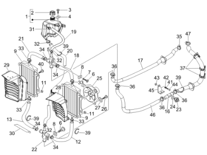 Εικόνα της ΑΕΡΑΓΩΓΟΣ ΔΕ ΨΥΓΕΙΟΥ VESPA GT 125/200-577184