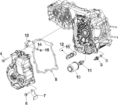 Εικόνα της ΦΙΛΤΡΟ ΛΑΔΙΟΥ SCOOTER 4T 125<>300 CC-1A022356