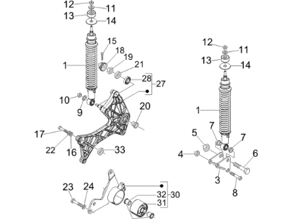 Εικόνα της ΜΟΥΑΓΙΕ ΠΙΣΩ VESPA GTS MY22-1A019545