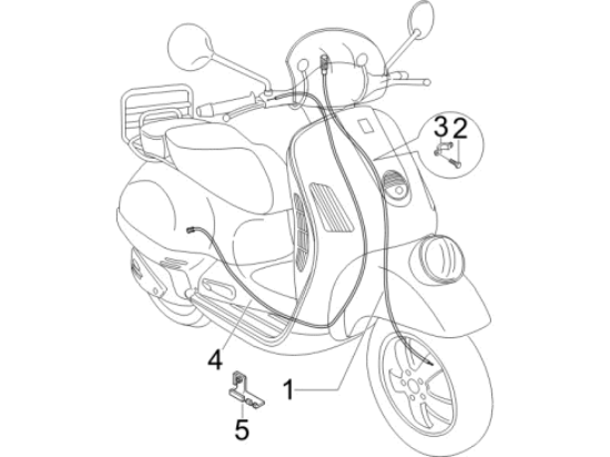 Εικόνα της ΝΤΙΖΑ ΓΚΑΖΙΟΥ VESPA GTV 250-GT250 60 ΚΛΕ-648174