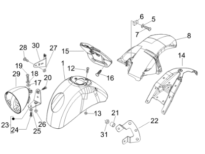 Εικόνα της ΒΑΣΗ ΛΑΣΠΩΤ ΠΙΣΩ VESPA GTV-647892