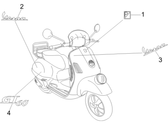 Εικόνα της ΣΗΜΑ VESPA GT 60-652974