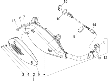 Εικόνα της ΕΞΑΤΜΙΣΗ VESPA GTS 250-300 ΚΟΜΠΛΕ-1A0093185