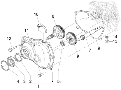 Εικόνα της ΑΞΟΝΑΣ ΠΙΣΩ ΤΡΟΧΟΥ VESPA GTS-ATL 125-B0168845