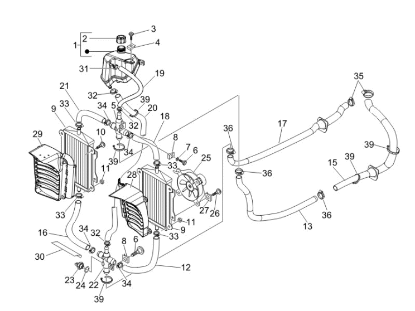 Εικόνα της ΑΕΡΑΓΩΓΟΣ ΔΕ ΨΥΓΕΙΟΥ VESPA GT 125/200-577184