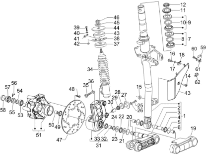 Εικόνα της ΑΜΟΡΤΙΣΕΡ ΜΠΡΟΣ VESPA GTS 125<>300-HPE-1C004530R