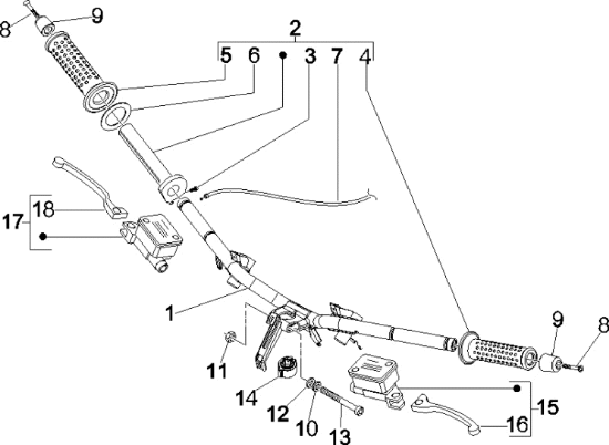 Εικόνα της ΤΡΟΜΠΑ ΦΡ VESPA GT 200-LX-S ΔΕΞΙΑ ±-CM074904