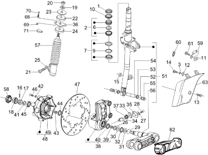 Εικόνα της ΑΜΟΡΤΙΣΕΡ ΜΠΡΟΣ VESPA GTS 125<>300-HPE-1C004530R