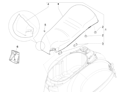 Εικόνα της ΣΕΛΑ VESPA GTS 300 SUPER ΛΕΥΚΟ ΣΥΡΙΤΙ-65533000EI