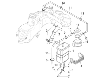 Εικόνα της ΒΑΛΒΙΔΑ ΑΝΕΠΙΣΤΡΟΦΗ BEV-VESPA GT-GT-S-624384