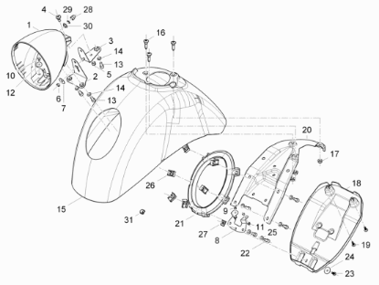 Εικόνα της ΒΑΣΗ ΛΑΣΠΩΤ ΠΙΣΩ VESPA GTV-647892