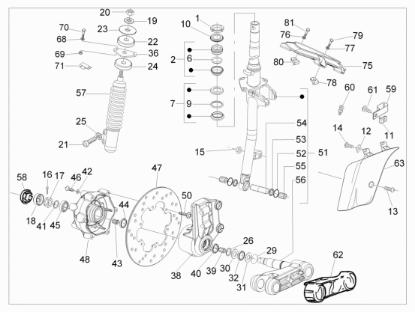 Εικόνα της ΑΜΟΡΤΙΣΕΡ ΜΠΡΟΣ VESPA GTS 125<>300-HPE-1C004530R