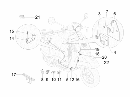 Εικόνα της ΒΑΣΗ ΑΣΦΑΛΕΙΟΘΗΚΗΣ VESPA GTS MY22-641532