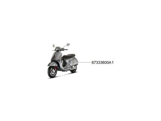 Εικόνα της ΑΥΤΟΚΟΛΛΗΤΑ VESPA GTS SUPER ΓΚΡΙ 742/B-67333600A1