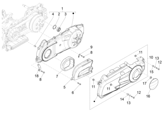 Εικόνα της ΛΑΣΤΙΧΑΚΙ ΚΑΠΑΚΙΟΥ ΚΙΝΗΤ SCOOTER 125-300-431578