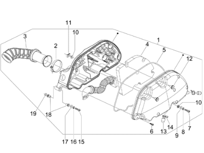 Εικόνα της ΦΥΣΟΥΝΑ ΘΑΛΑΜΟΥ ΦΙΛΤΡΟΥ BEV-X10-GTS 125-876317