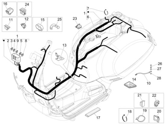 Εικόνα της ΒΑΣΗ ΑΣΦΑΛΕΙΟΘΗΚΗΣ VESPA GTS MY22-641532