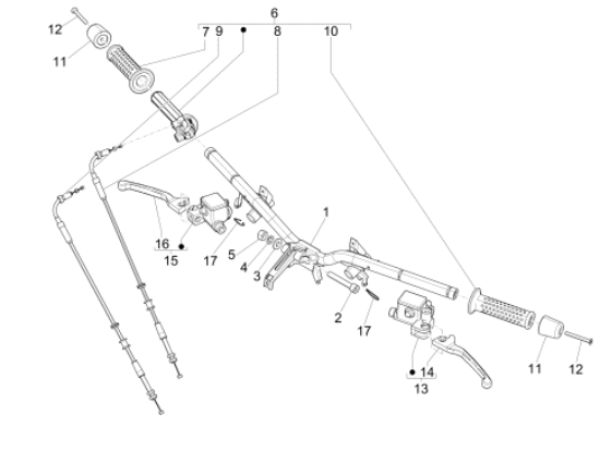 Εικόνα της ΤΡΟΜΠΑ ΦΡ VESPA GT 200-LX-S ΔΕΞΙΑ ±-CM074904