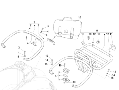 Εικόνα της ΤΑΠΑ ΣΧΑΡΑΣ VESPA LX-GTS-623561