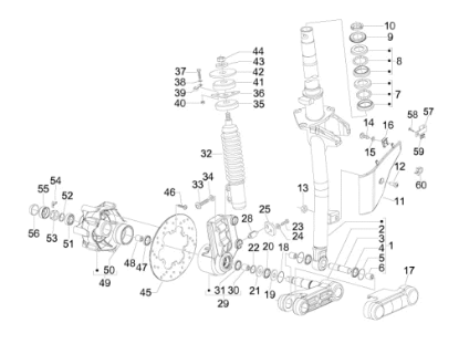 Εικόνα της ΑΜΟΡΤΙΣΕΡ ΜΠΡΟΣ VESPA GTS 125<>300-HPE-1C004530R