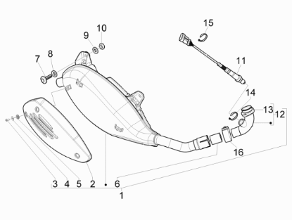 Εικόνα της ΕΞΑΤΜΙΣΗ VESPA GTS 250-300 ΚΟΜΠΛΕ-1A0093185