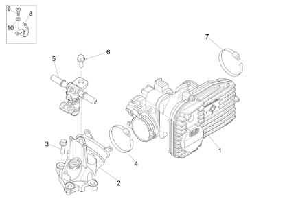 Εικόνα της ΠΕΤΑΛΟΥΔΑ INJECT+ΗΛΕΚΤΡ VESPA GTS 300 E3-CM0848057