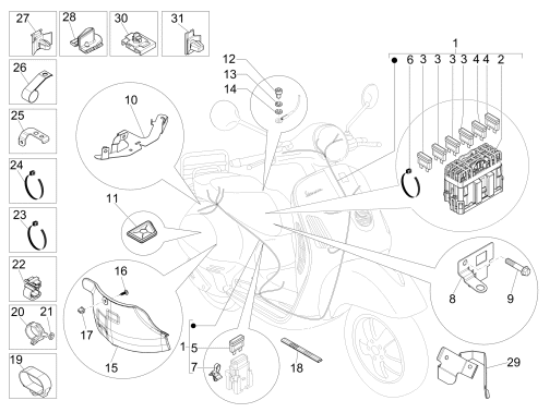 Εικόνα της ΒΑΣΗ ΑΣΦΑΛΕΙΟΘΗΚΗΣ VESPA GTS MY22-641532