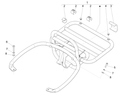 Εικόνα της ΤΑΠΑ ΣΧΑΡΑΣ VESPA LX-GTS-623561