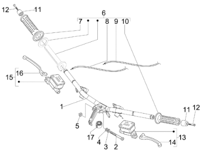 Εικόνα της ΤΡΟΜΠΑ ΦΡ VESPA GT 200-LX-S ΔΕΞΙΑ ±-CM074904