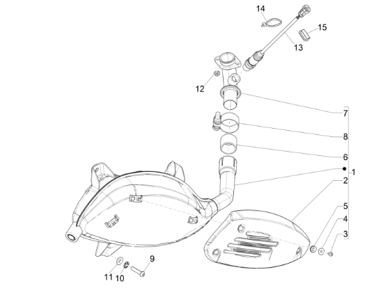 Εικόνα της ΠΡΟΦΥΛΑΚΤΗΡΑΣ ΕΞΑΤΜ VESPA GTS-V 300 NOT-1A0093127