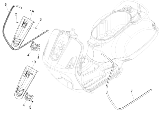 Εικόνα της ΜΟΥΤΣΟΥΝΑ VESPA GTS 125 ABS ΓΚΡΙ 707/C-1B000885000HQ