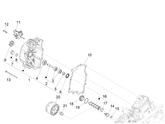 Εικόνα της ΛΑΜΑΚΙ ΣΥΓΚΡΑΤ ΚΑΛΩΔ VESPA GTS 300 HPE-1A0078285