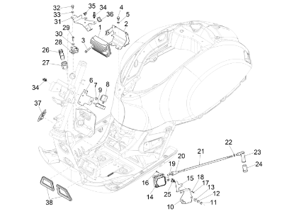 Εικόνα της ΒΑΣΗ ΣΤΑΘΕΡ VESPA GTS MY22-1B003943