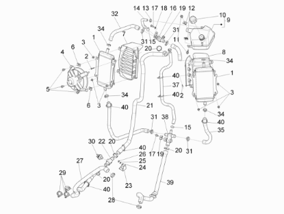 Εικόνα της ΘΕΡΜΟΣΤΑΤΗΣ ΨΥΓΕΙΟΥ VESPA GT-GTV 110°-640017