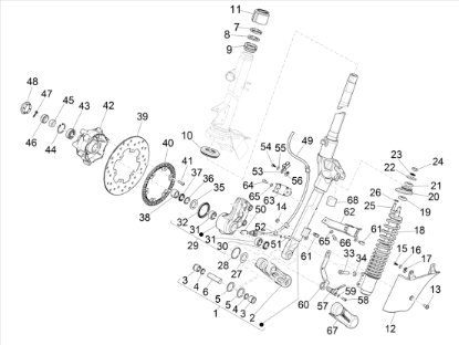 Εικόνα της ΒΑΣΗ ΣΕΝΣΟΡΑ ABS VESPA GTV 300 HPE ΜΠΡΟ-1C002989