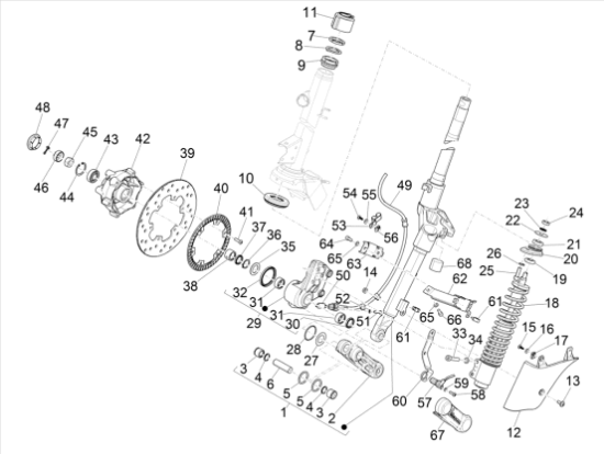 Εικόνα της ΒΑΣΗ ΣΕΝΣΟΡΑ ABS VESPA GTV 300 HPE ΜΠΡΟ-1C002989