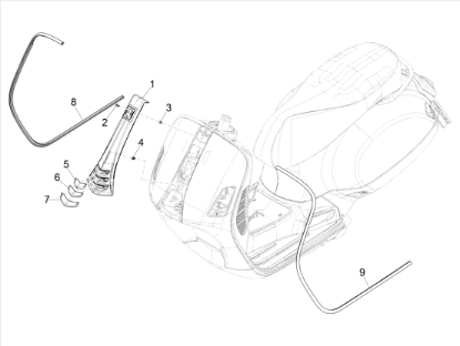 Εικόνα της ΜΟΥΤΣΟΥΝΑ VESPA GTS 300 HPE ΓΚΡΙ 770B-1B005760000HA