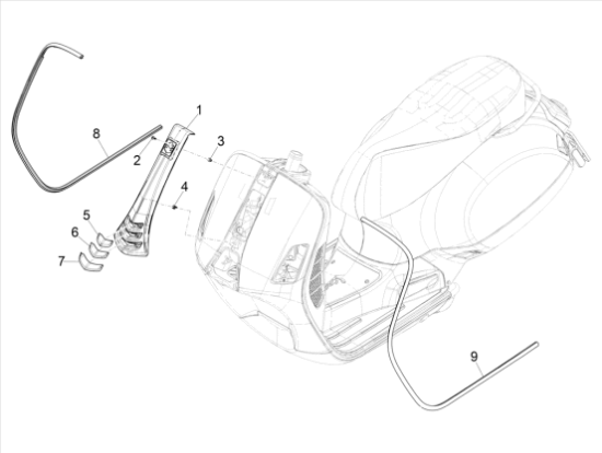 Εικόνα της ΜΟΥΤΣΟΥΝΑ VESPA GTS 300 HPE ΛΕΥΚΟ 544-1B006684000DY