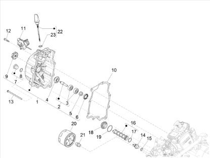 Εικόνα της ΛΑΜΑΚΙ ΣΥΓΚΡΑΤ ΚΑΛΩΔ VESPA GTS 300 HPE-1A0078285