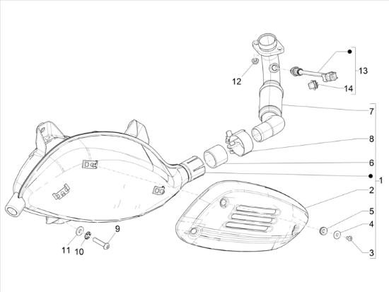 Εικόνα της ΕΞΑΤΜΙΣΗ VESPA GTS 300 HPE E5 Β.ΕΚΔ/Anni-1A0213815