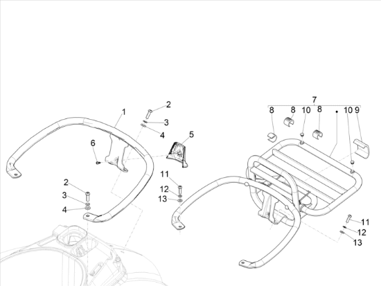 Εικόνα της ΤΑΠΑ ΣΧΑΡΑΣ VESPA LX-GTS-623561